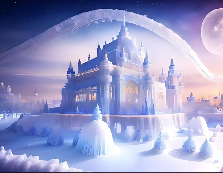 冰雪世界——以永恒之白，承载无尽斑斓。